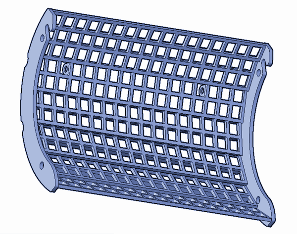 1125 mm 15 mm thick Screen basket