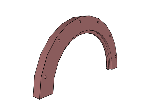 415/307x50 mm locking ring - lower part SG80/160 DS2