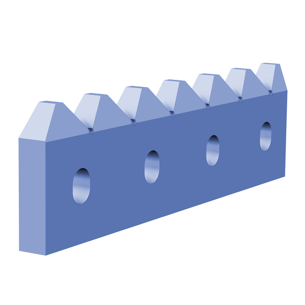 427x123x28 mm Scraper for Vecoplan 60x60 R