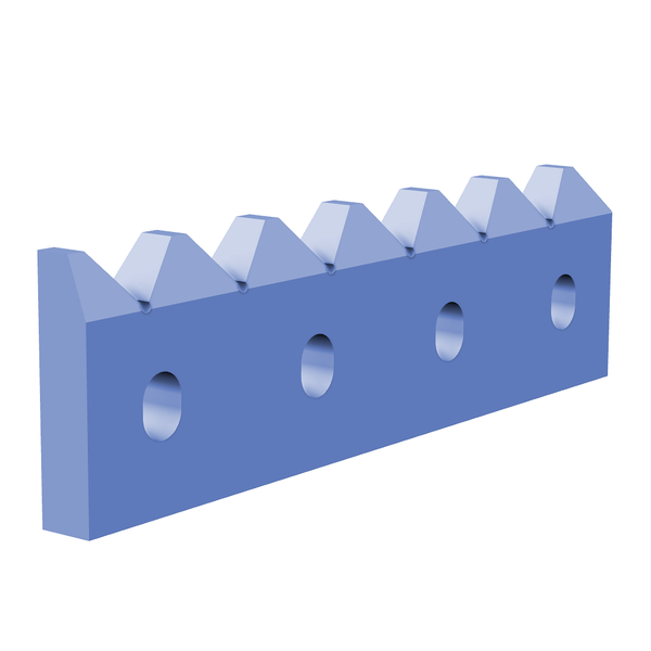 427x123x28 mm Scraper for Vecoplan 60x60 L