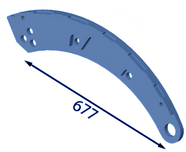 677 mm Right side rotor part for Eschlböck ®