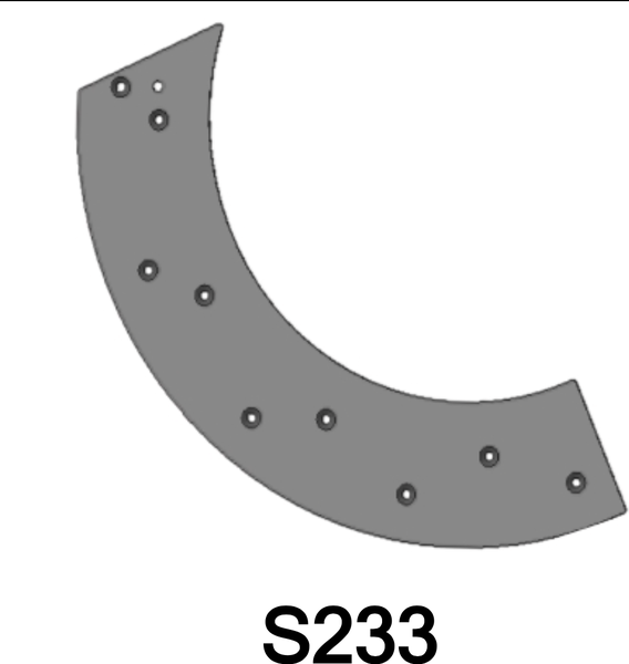 8 mm Rotor guard plate (small) (1+1) for Albach Silvator
