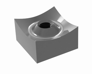 80x80x45 mm Concave extreme cutter for Vecoplan M24 CE