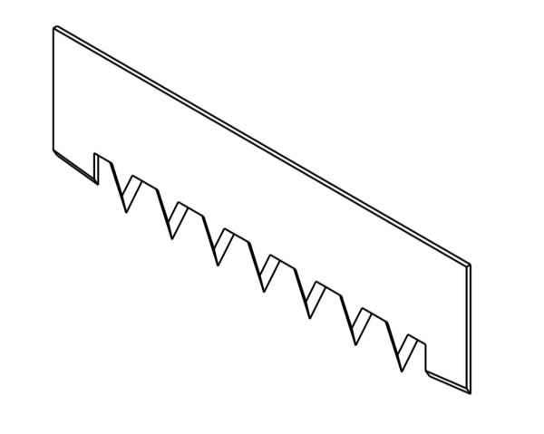 81x25x0,5 mm Perforating blade