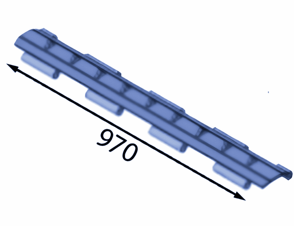970  mm Conveyor belt (49 segments) for Eschlböck ®