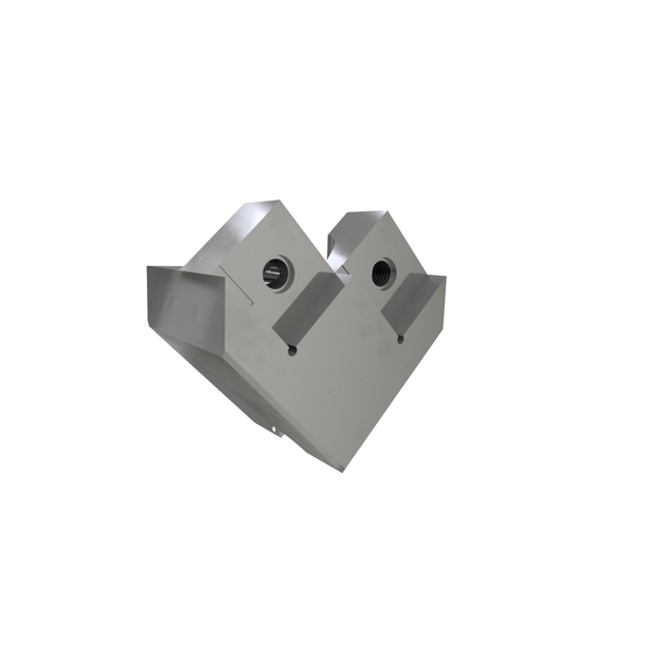 99,3x99,3x80,5 mm rotor knife holder for Metso ® Holzmag