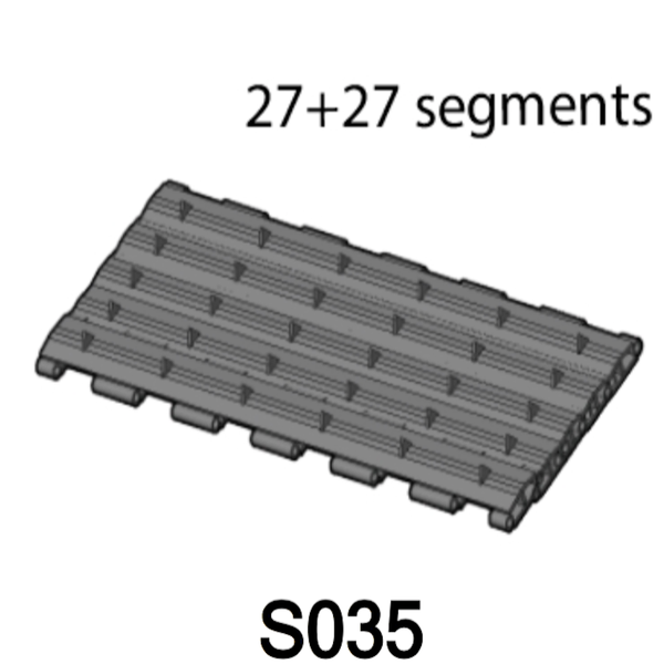 Conveyor belt 27+27 segments for Albach Silvator