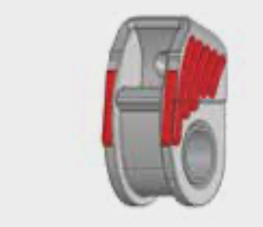 Flail Holder C1 WITH HARDFACING D=50 for Doppstadt ® AK/NZ/DZ